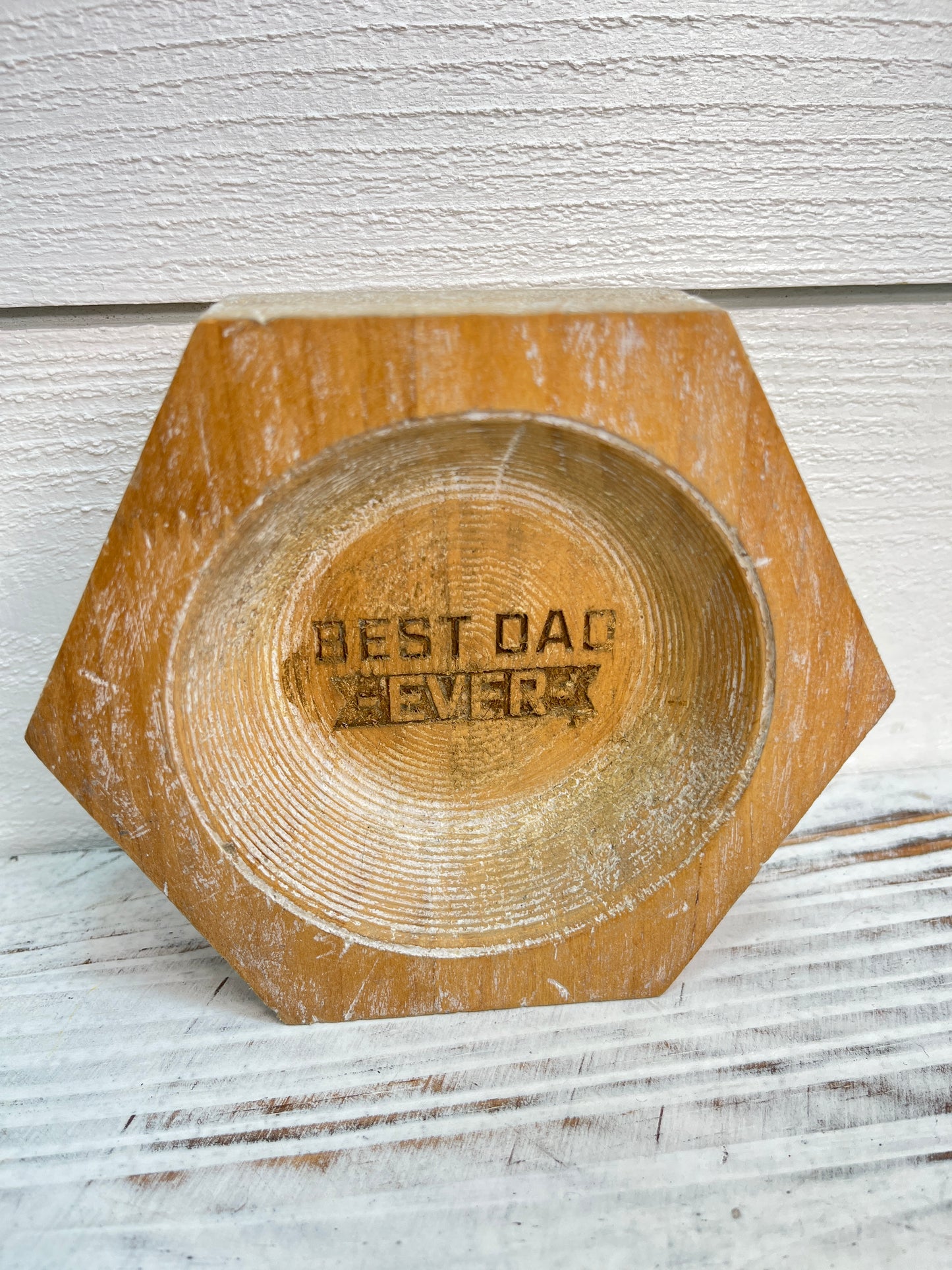 Dad Wood Trinket Bowl