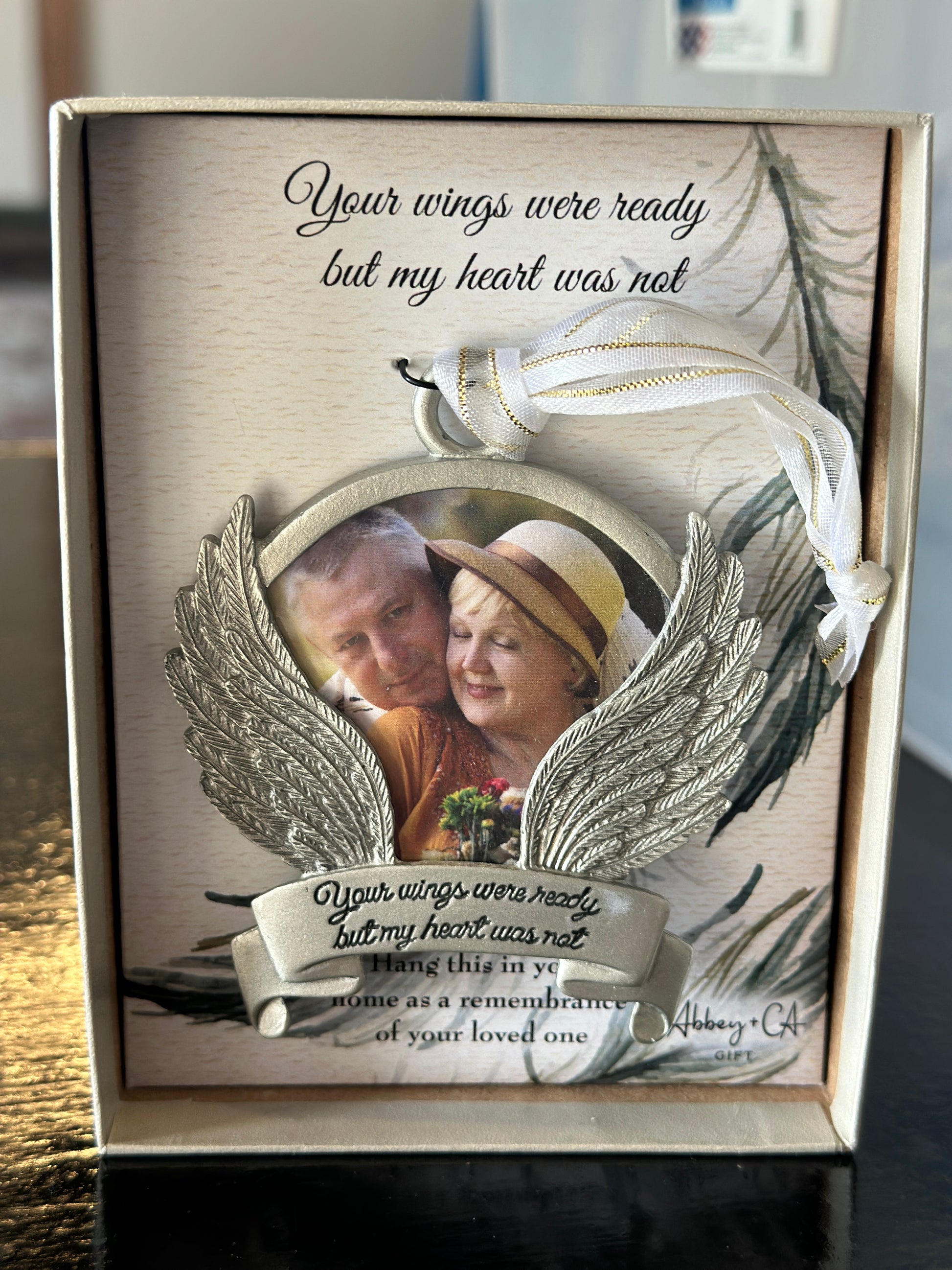 Wings Were Ready Photo Frame Ornament