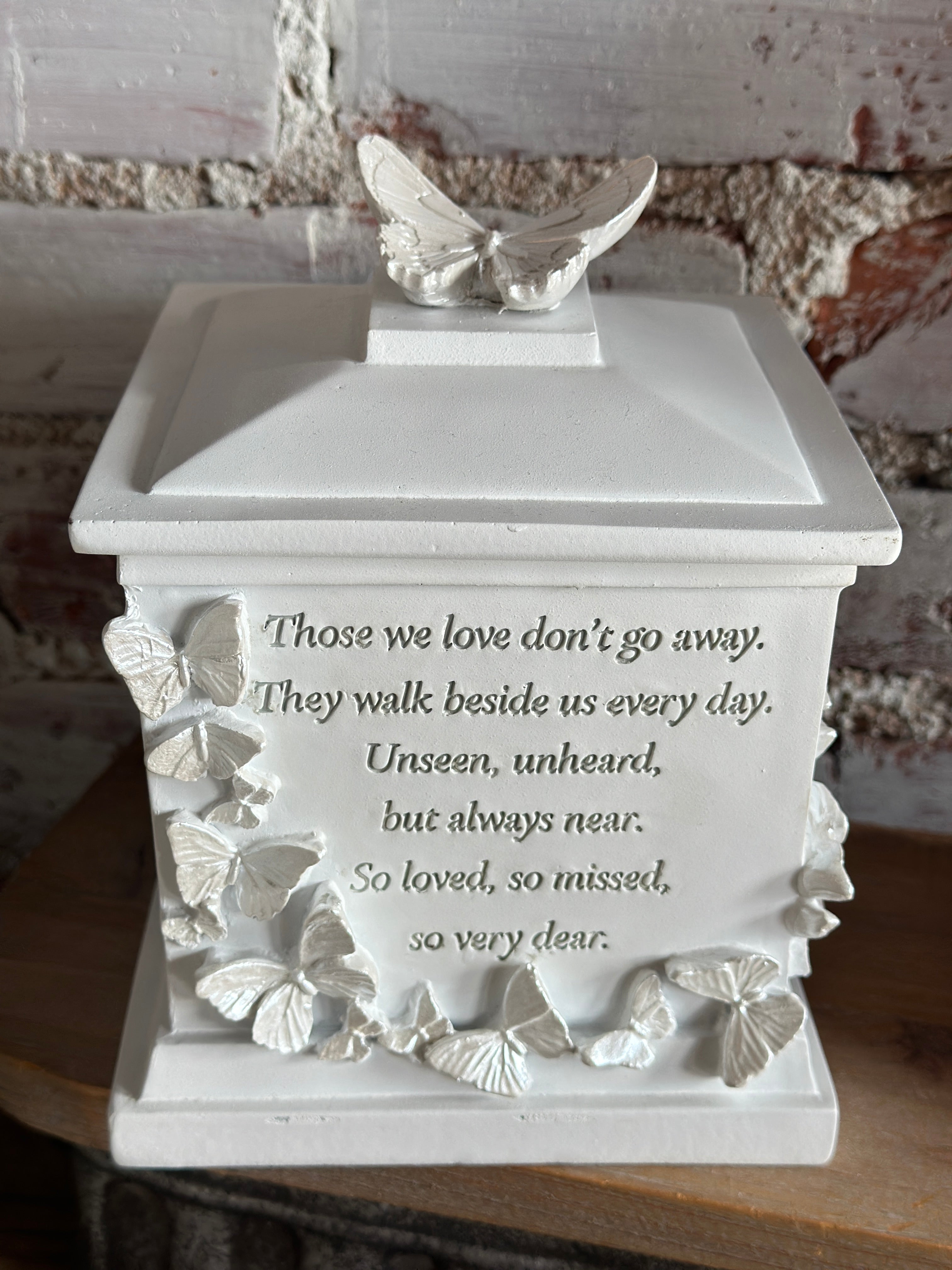 Those We Love White Ceramic Memory Box – Rachelle Danielle Rose Gifts ...