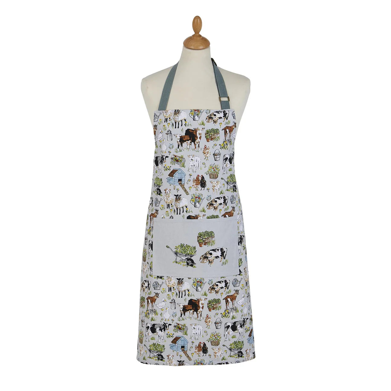 Farm Print Apron