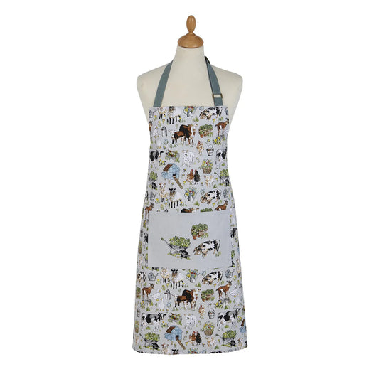 Farm Print Apron