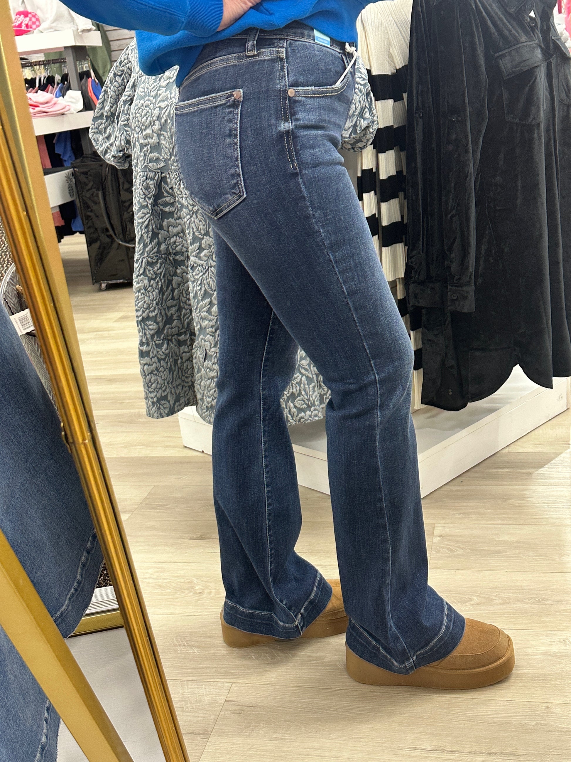 Judy Blue High Waist Petite Trouser Flare