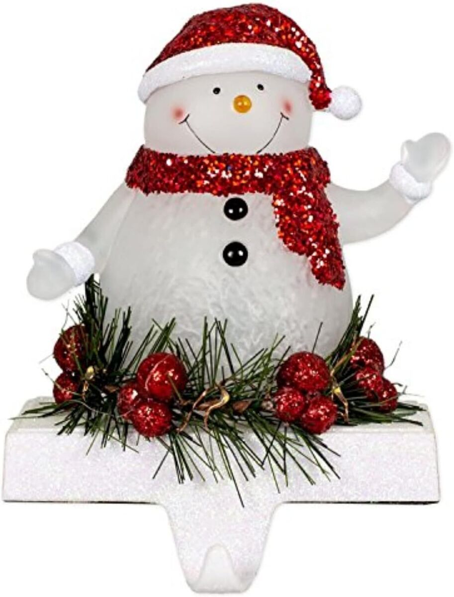 LED Snowman Stocking Hanger