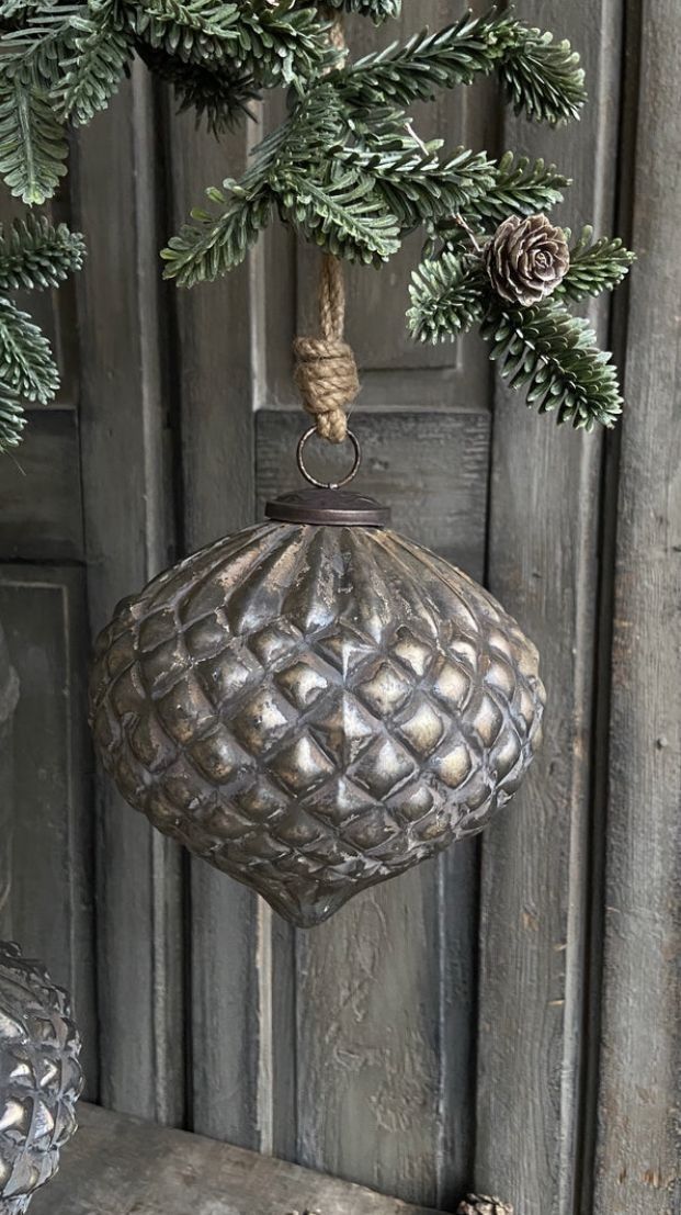 Large Rustic Metal Hanging Ornament