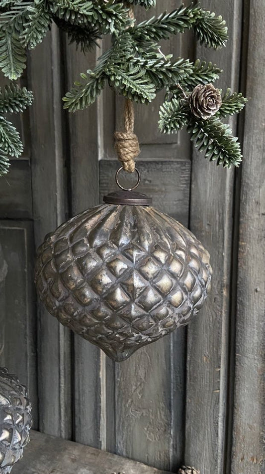 Large Rustic Metal Hanging Ornament