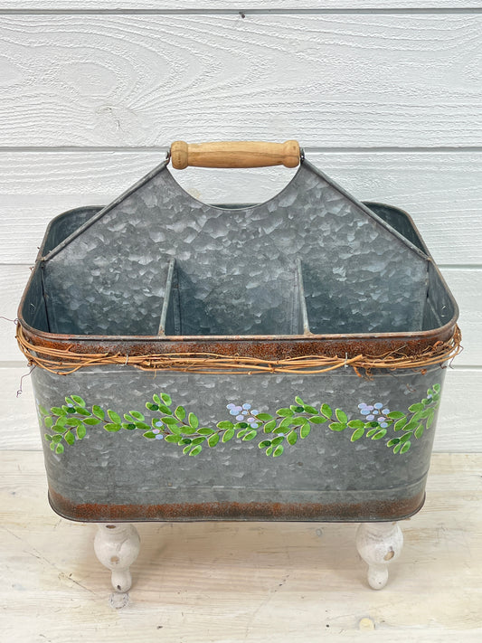 Deck The Halls Tin Caddy