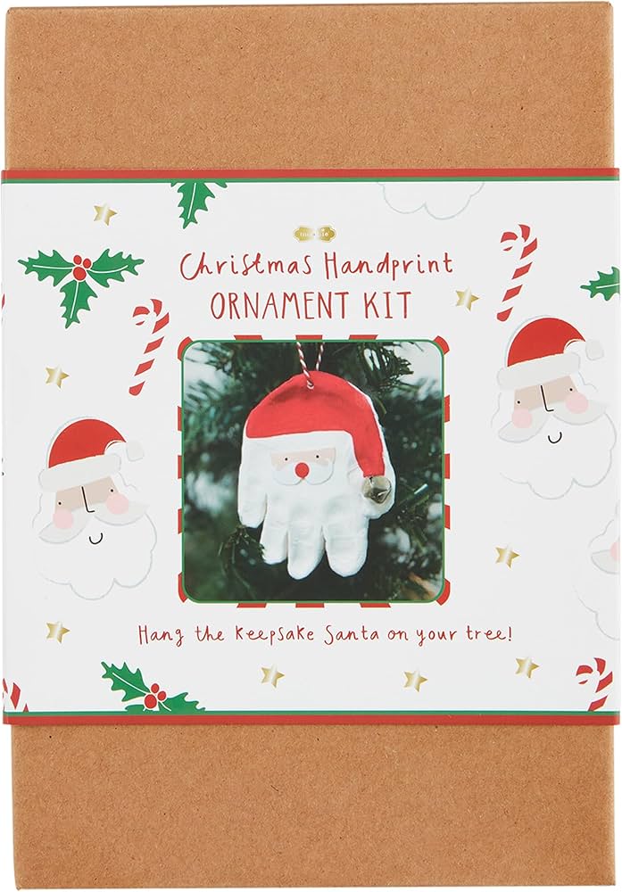 Mud Pie Christmas Handprint Ornament Kit
