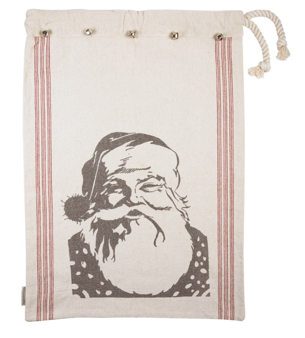 Santa Give Back Sack With Bells