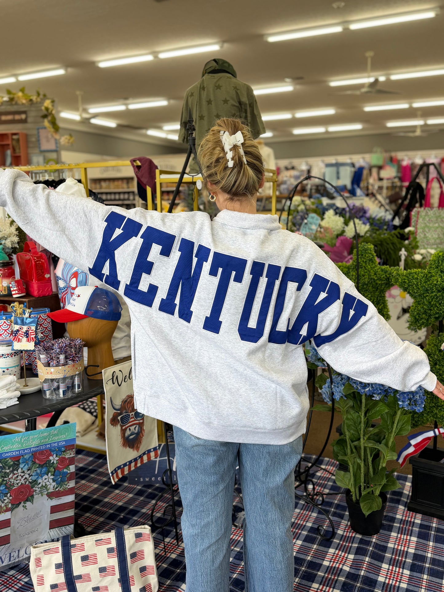 Simply Southern Pillow Neck Kentucky Sweatshirt ONE SIZE