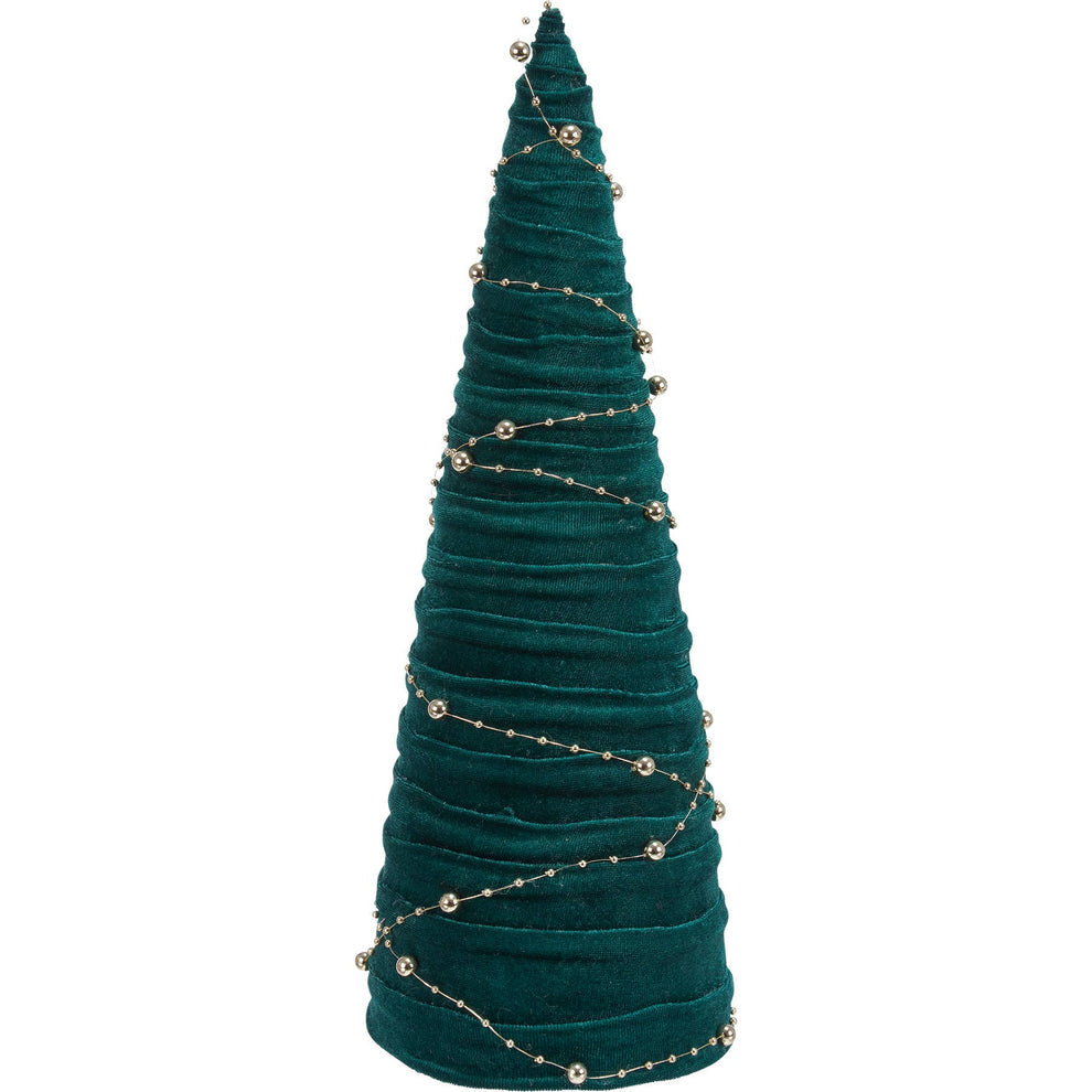 Velvet Wrap & Gold Bead Tree