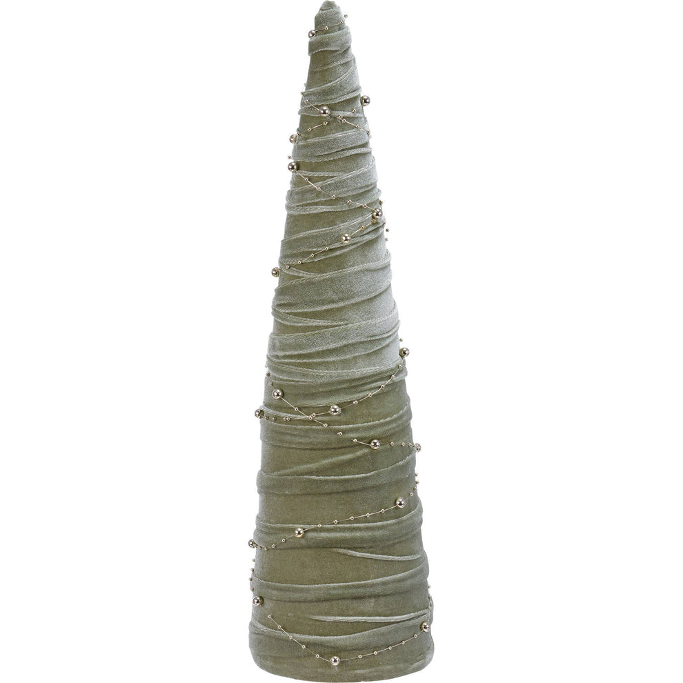 Velvet Wrap & Gold Bead Tree