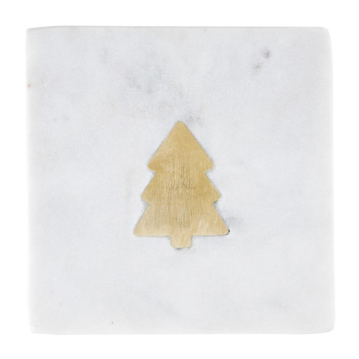Marble Coasters- Gold Trees