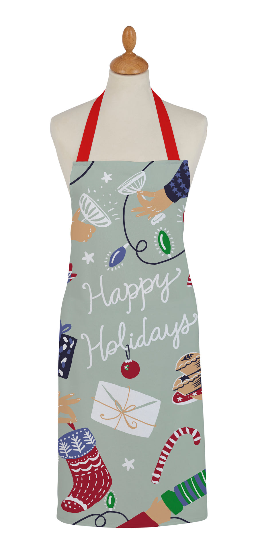 Happy Holidays Christmas Apron