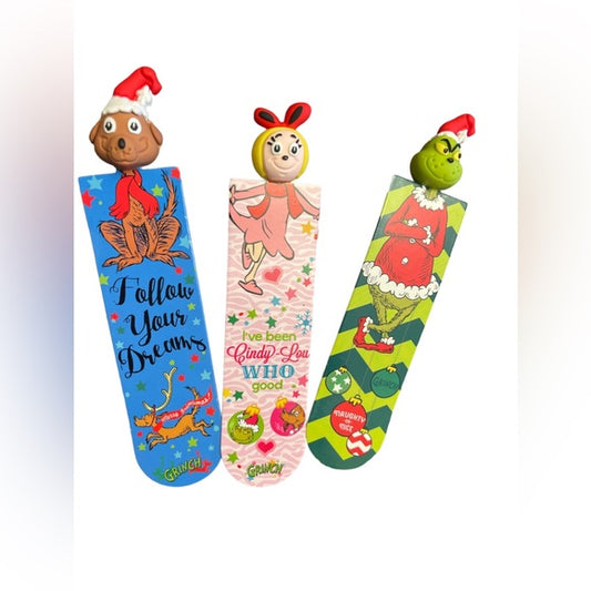 3D Grinch Bookmarks