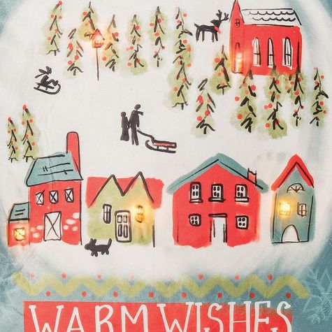 Warm Wishes Light Up Pillow