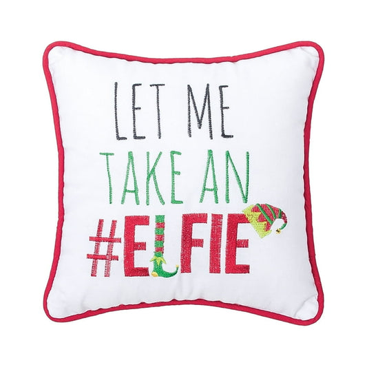 Small Take An Elfie Pillow