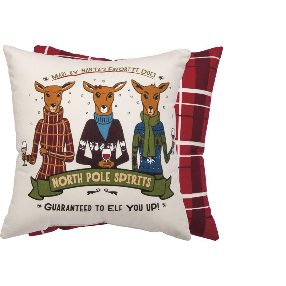North Pole Spirits Pillow