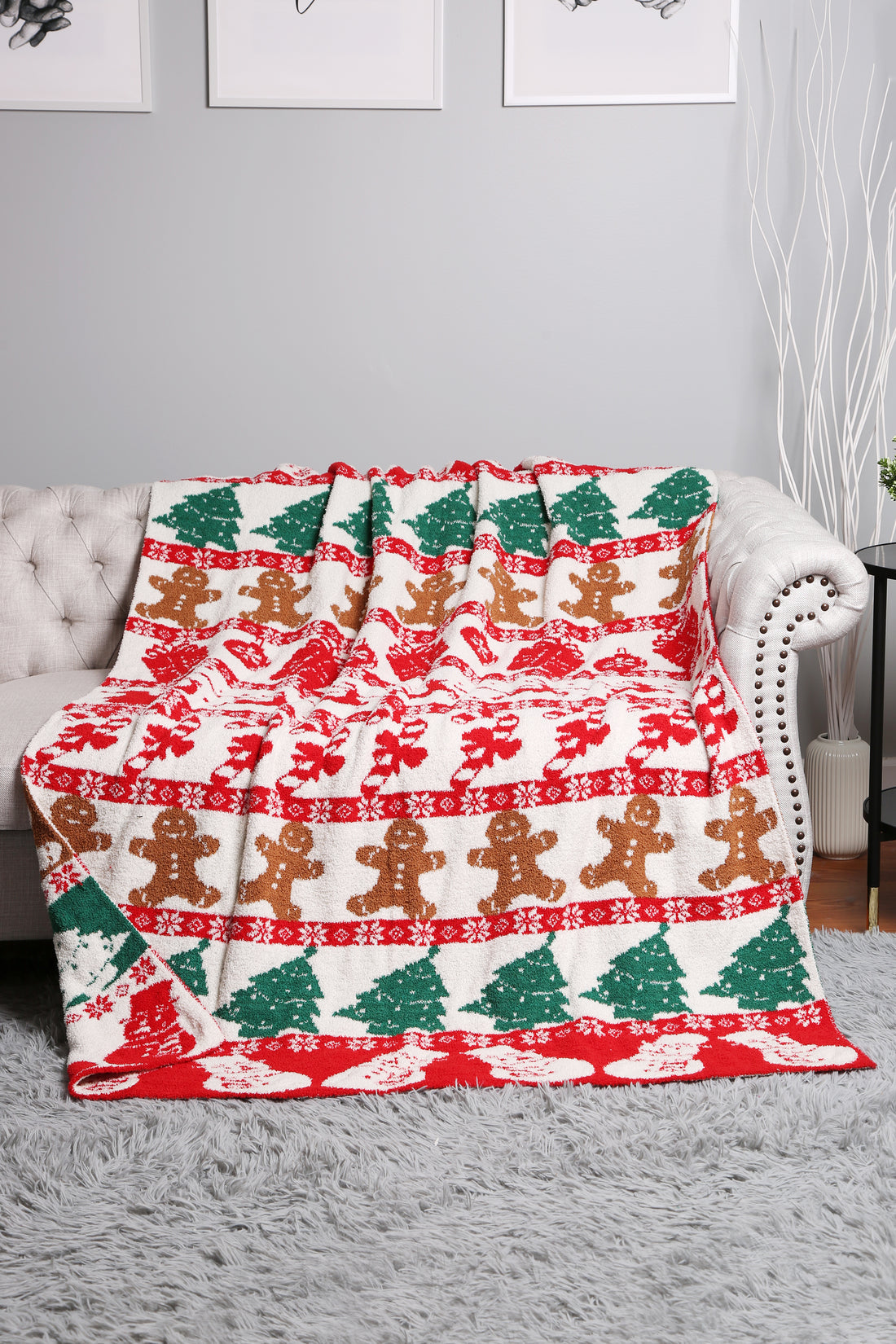 Christmas Pattern Luxury Soft Throw Blanket