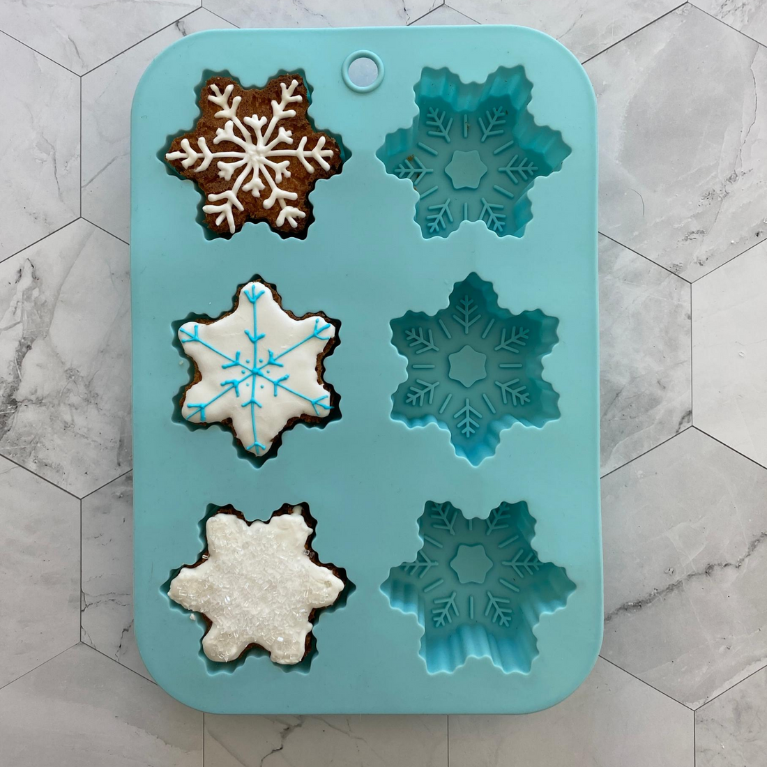 Snowflake Silicone Cupcake Mold