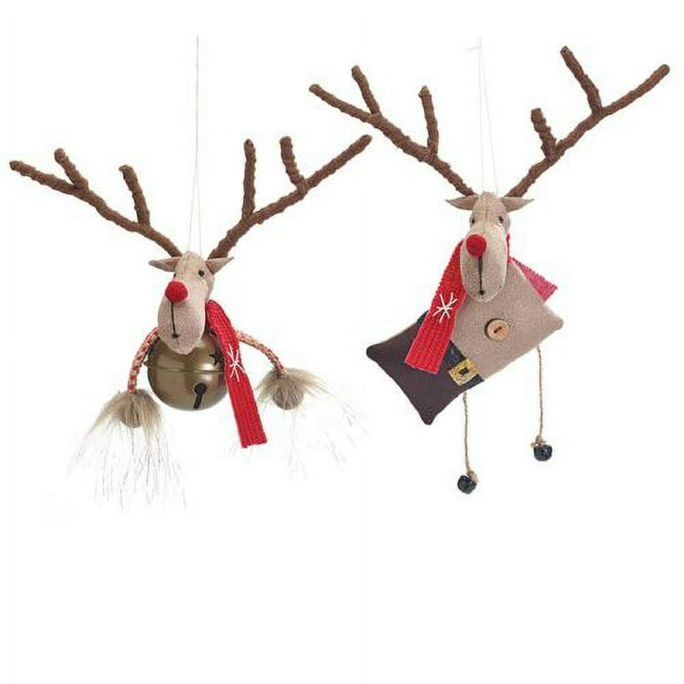 Ornament Winter Reindeer, 2 Assorted