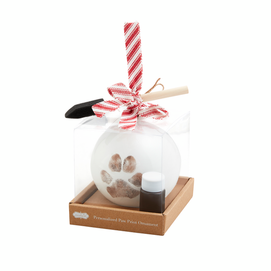 Mud Pie Pet Christmas Paw Print Ornament Kit
