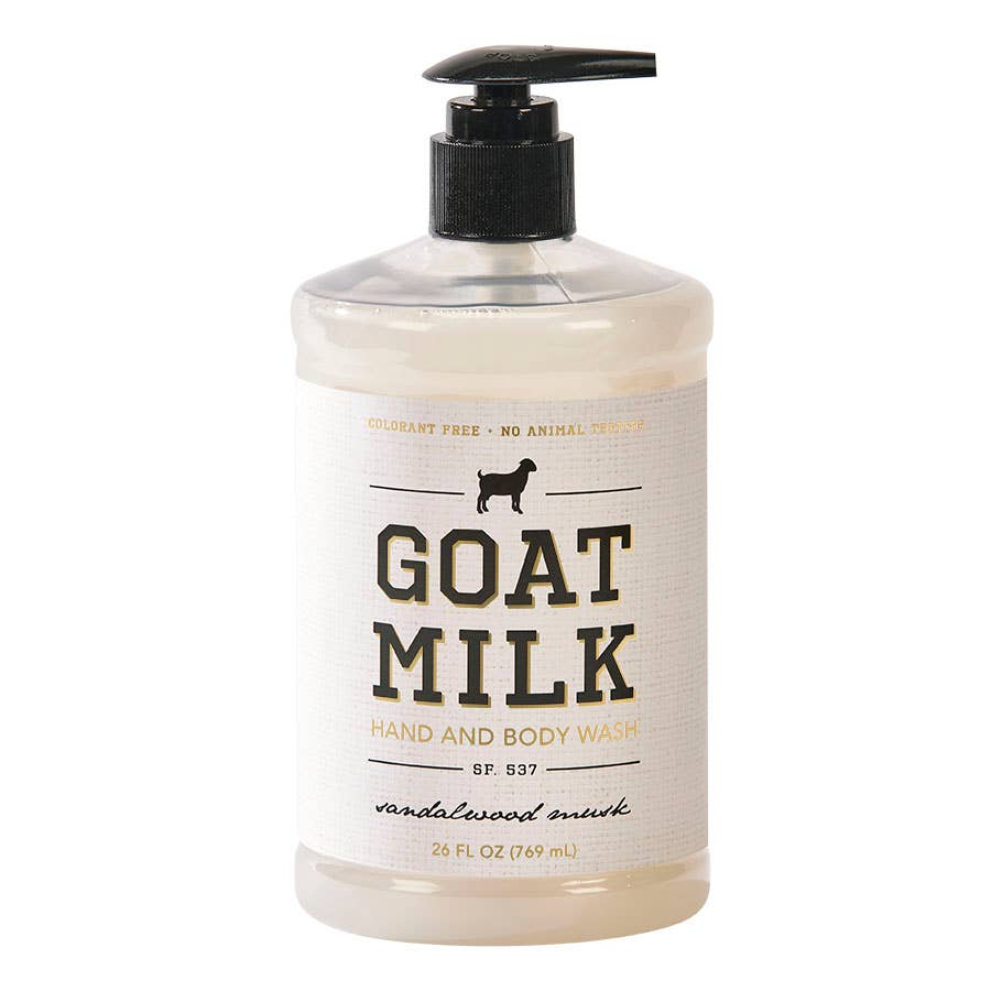 Goat Milk Sandalwood Mush Hand & Body Wash 26oz