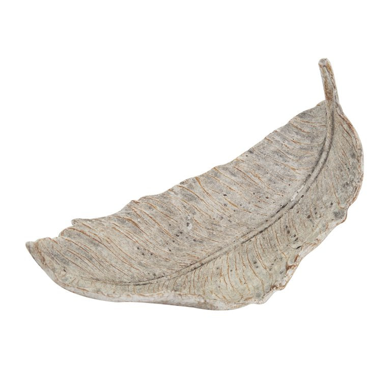 Poly Stone Leaf Bowl