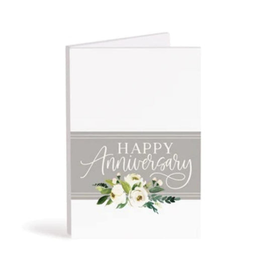 Happy Anniversary Bi Fold Wood Card