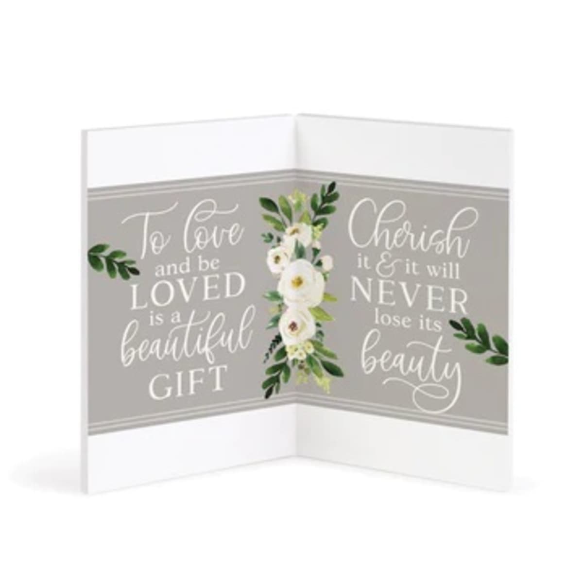 Happy Anniversary Bi Fold Wood Card