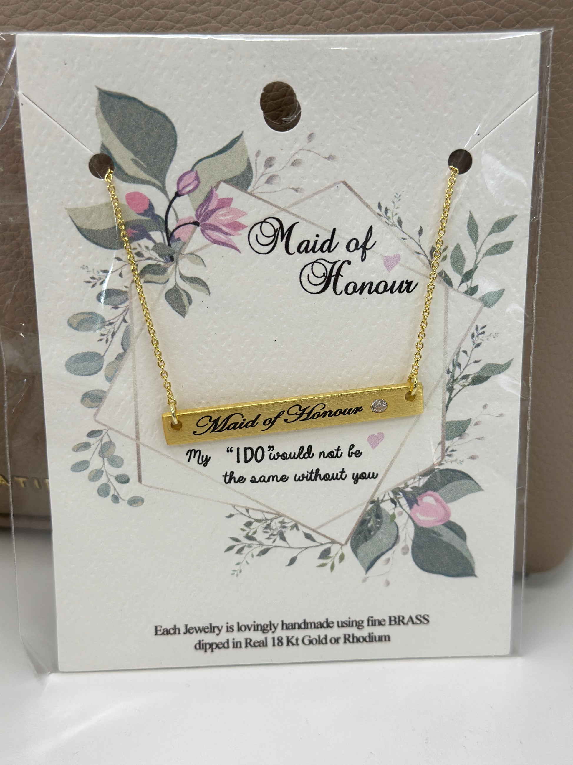 Maid Of Honor 18KT Gold Necklace