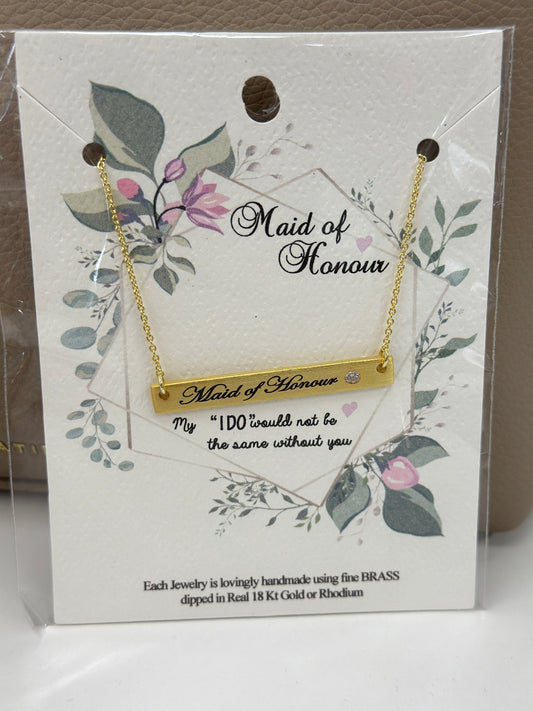 Maid Of Honor 18KT Gold Necklace