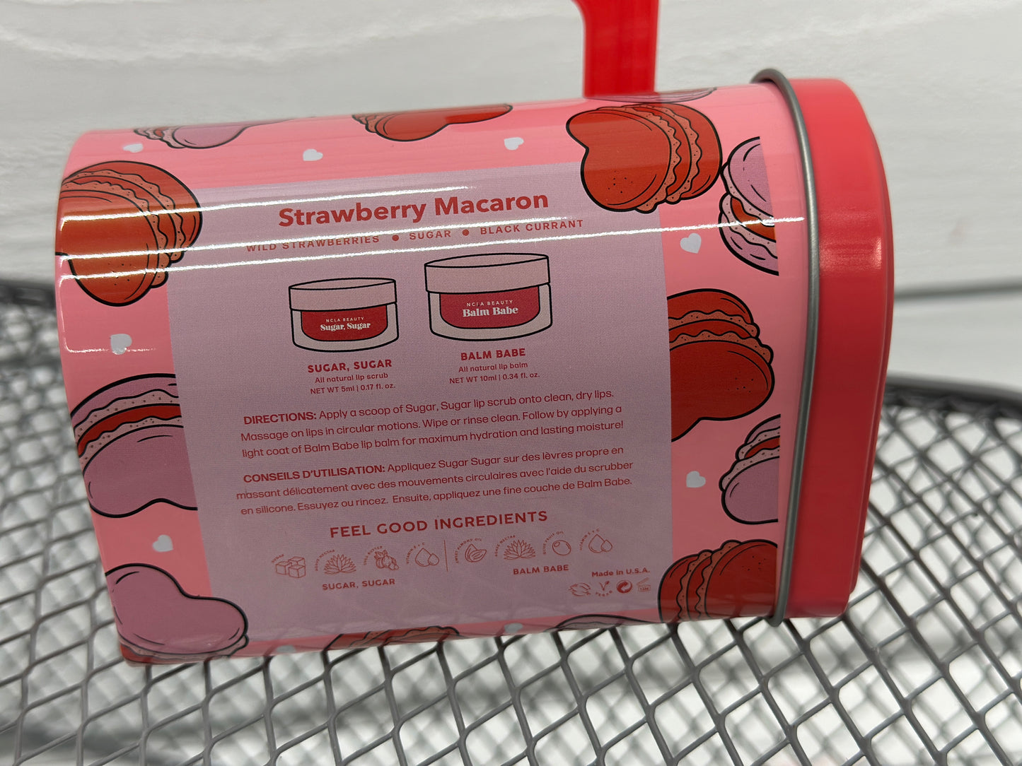 Strawberry Macaron Valentine’s Day Mailbox Lip Care Set