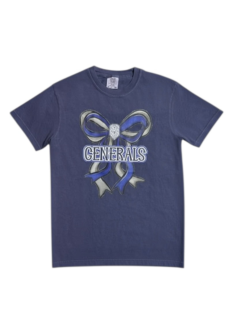 Thomas Nelson Generals Bow Comfort Colors Tshirt