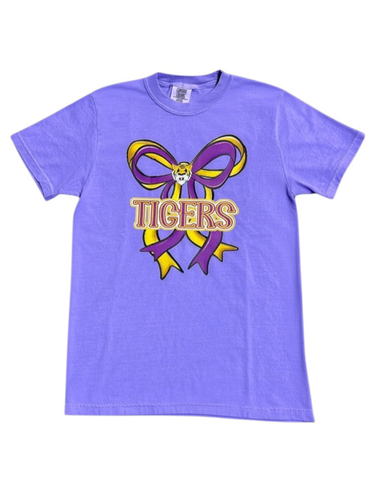 Bardstown Tigers Bow Comfort Colors Tshirt