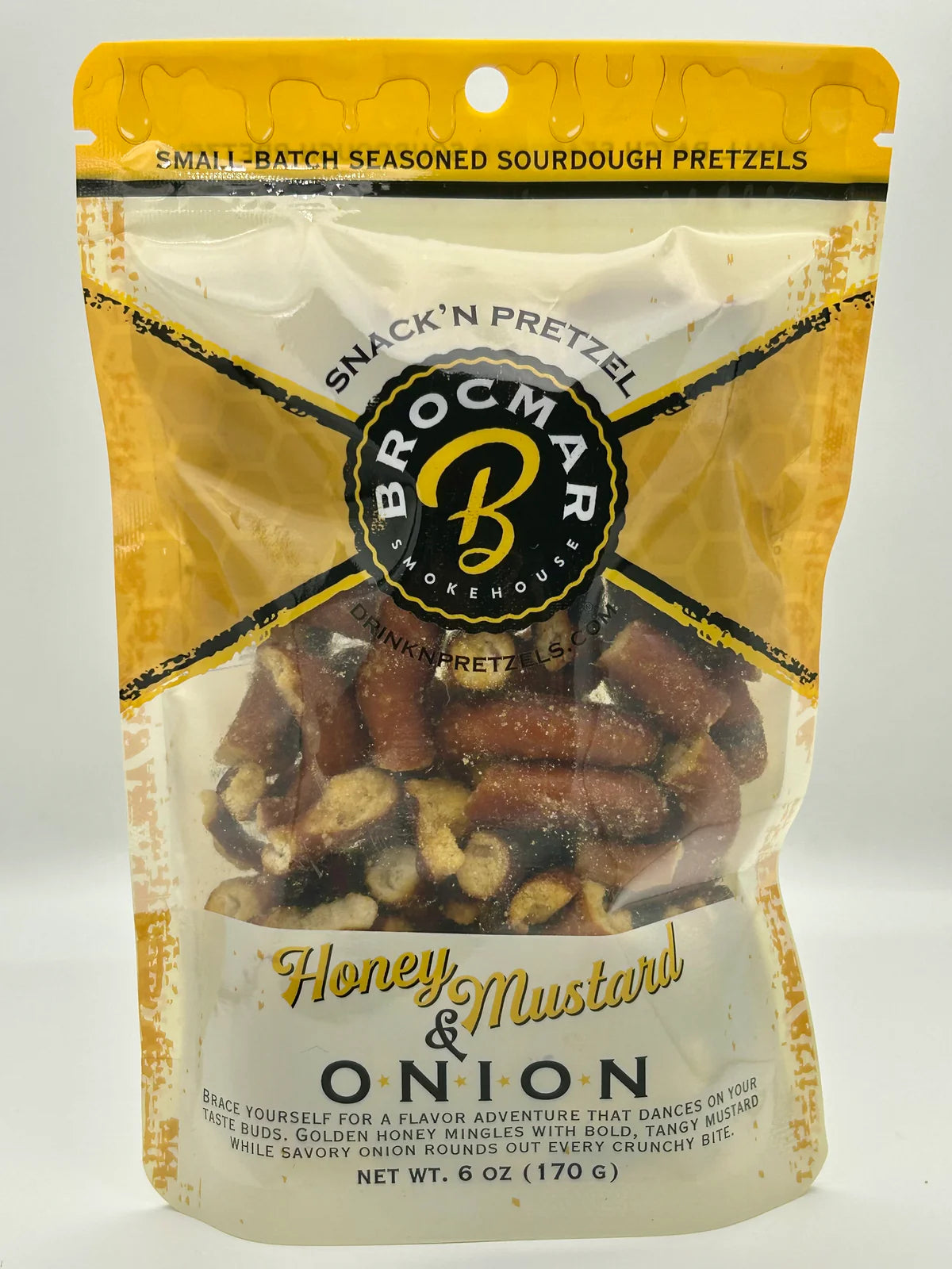 Honey Mustard & Onion Hard Sourdough Drink'N Pretzel Pieces