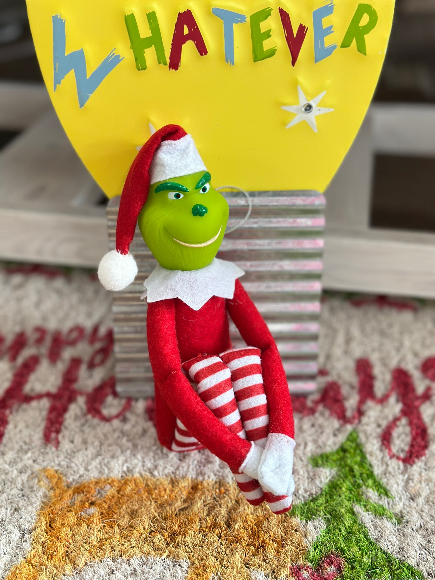 Grinch Elf on the Shelf