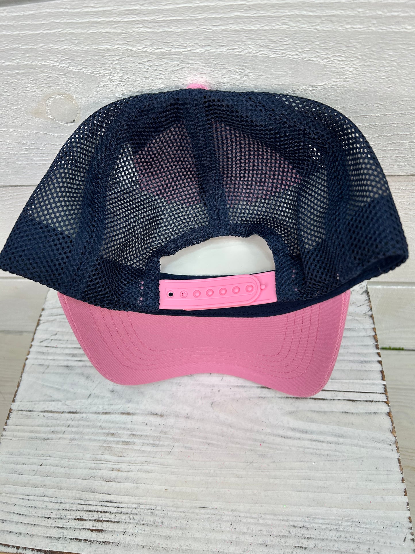 Pink Heart Flag Trucker Hat