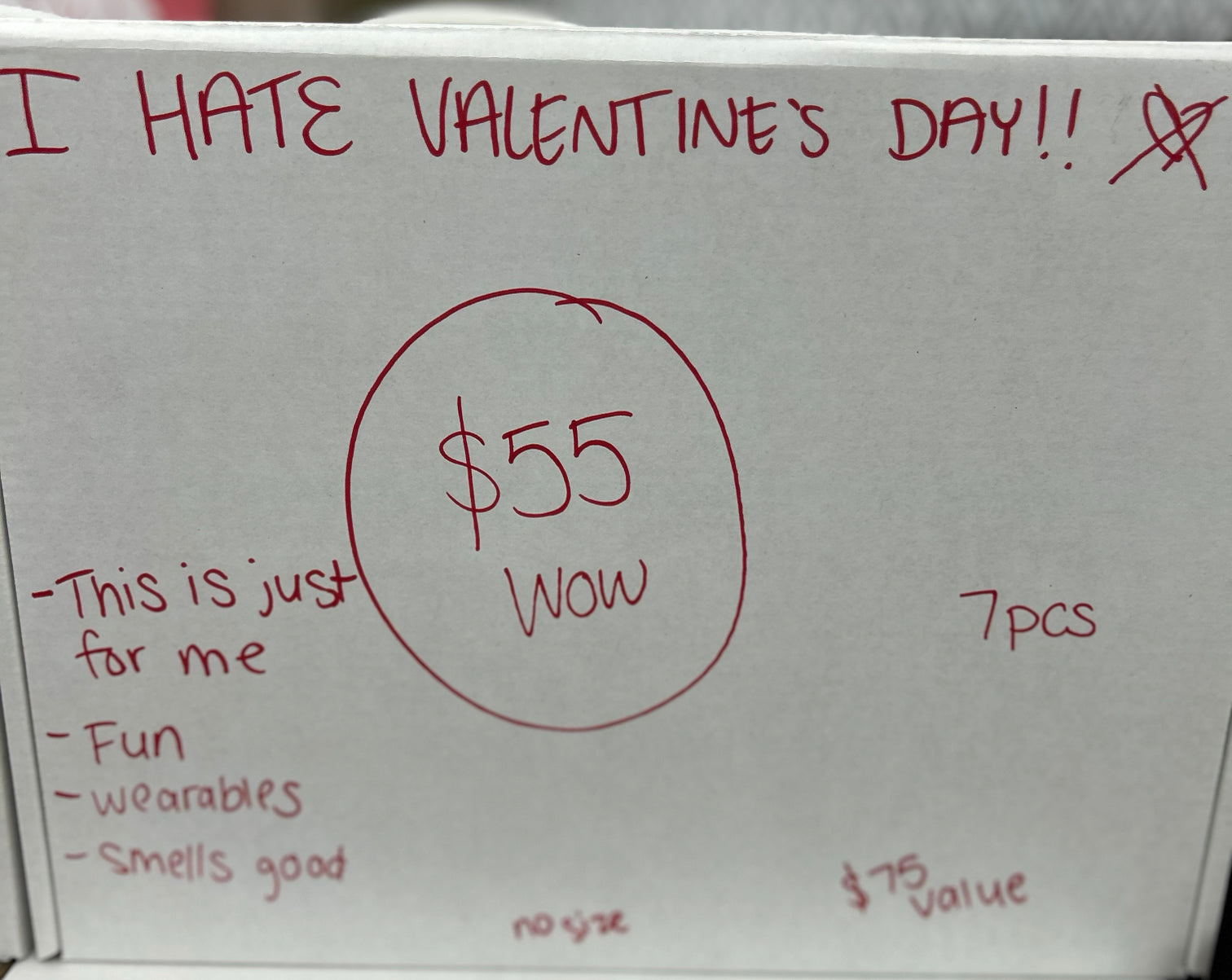 I Hate Valentine's Day Mystery Box Live