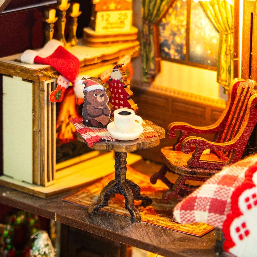 Christmas Cottage DIY Miniature House Kit
