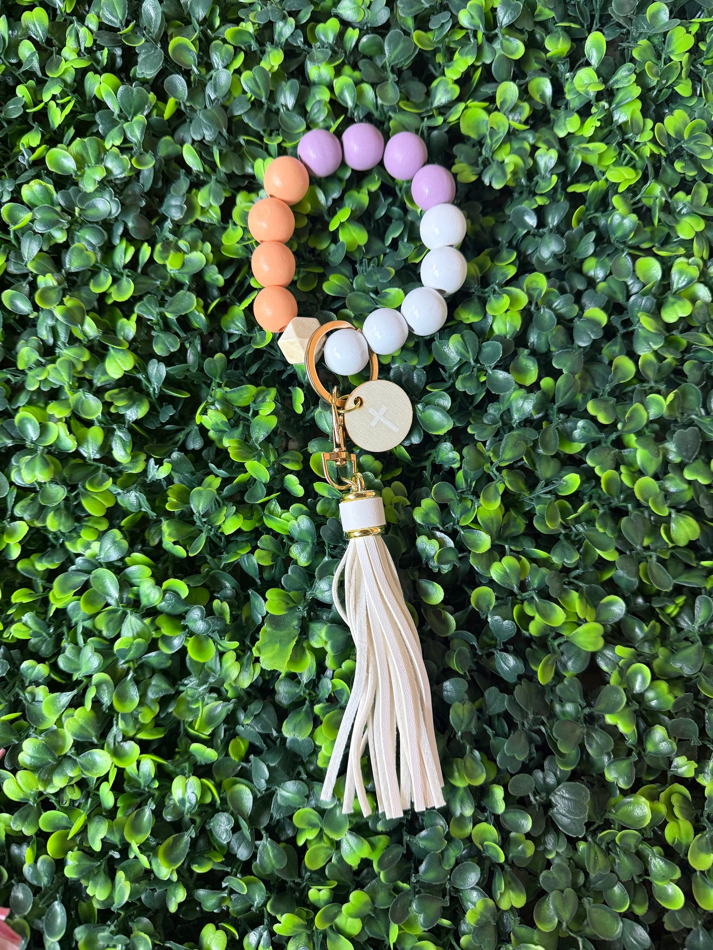 Cross Beaded Keychains
