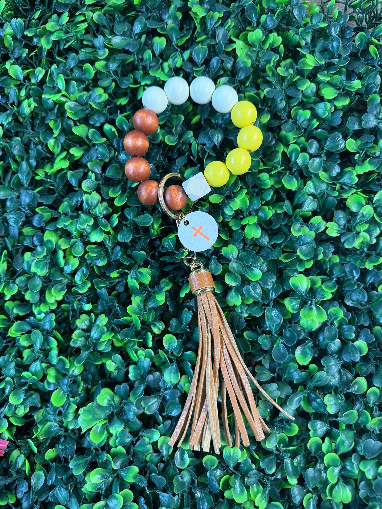 Cross Beaded Keychains