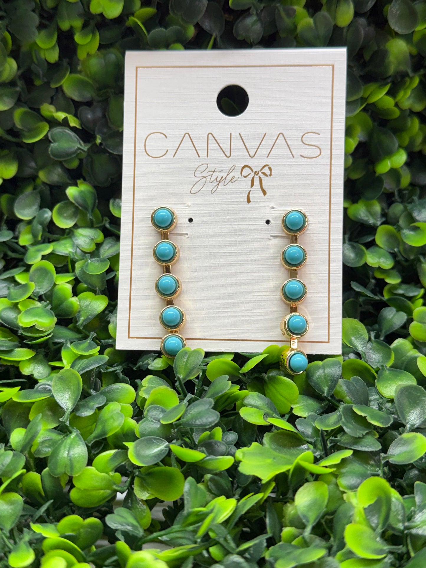 Albuquerque Linked Earrings in Turquoise