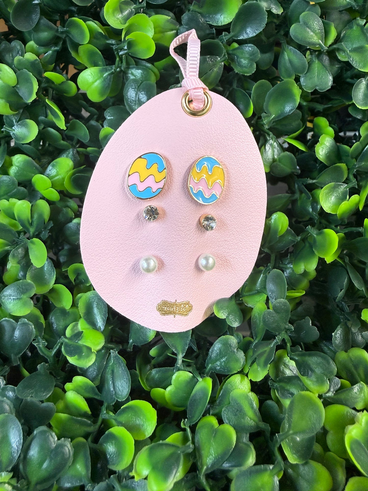 Mud Pie Easter Icon Earrings