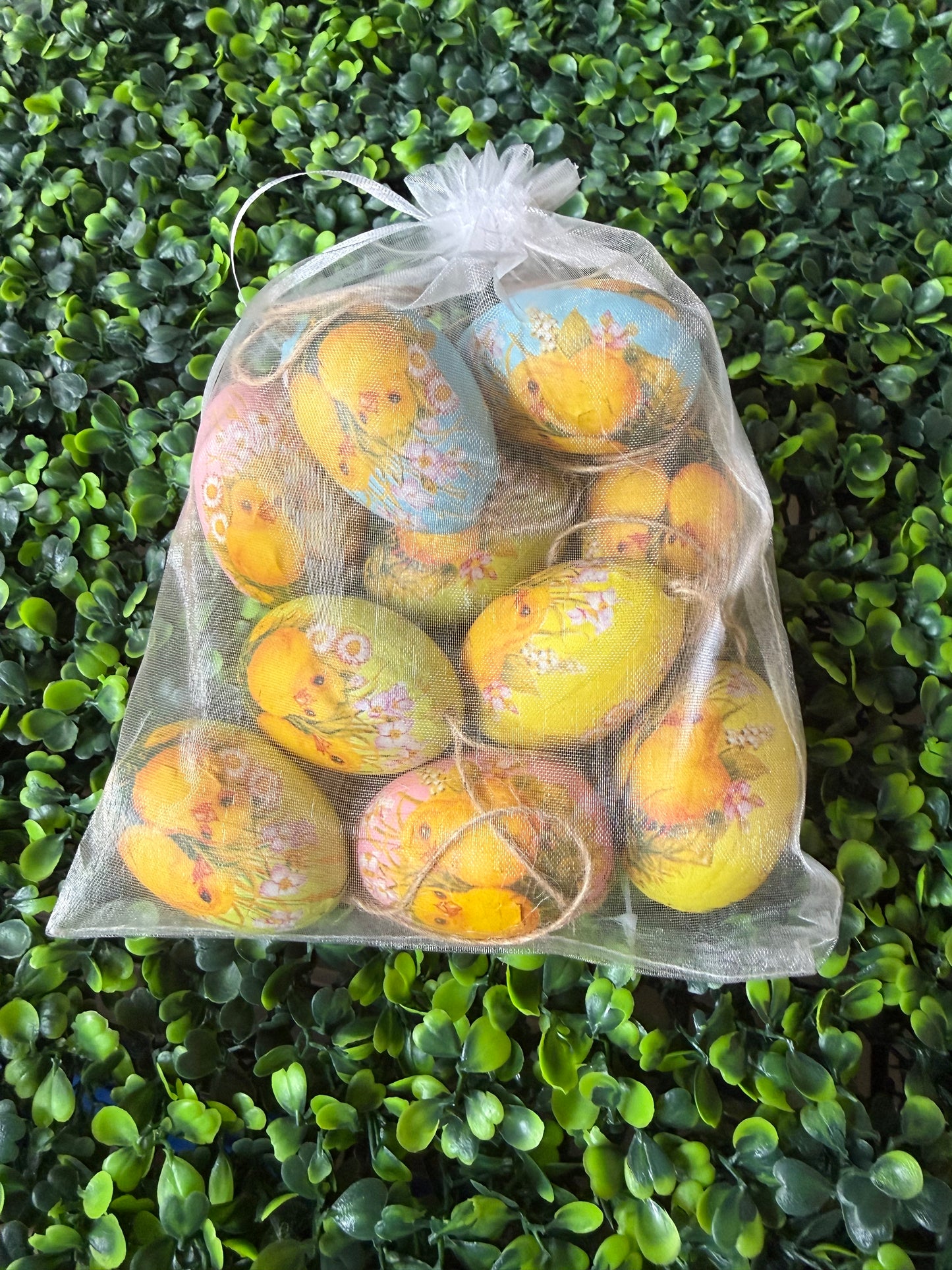 Chicks Bagged Easter Eggs