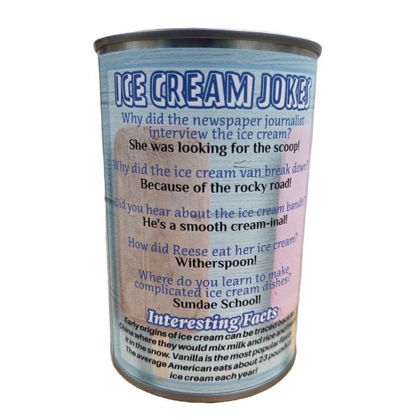 Canned Ice Cream Bar