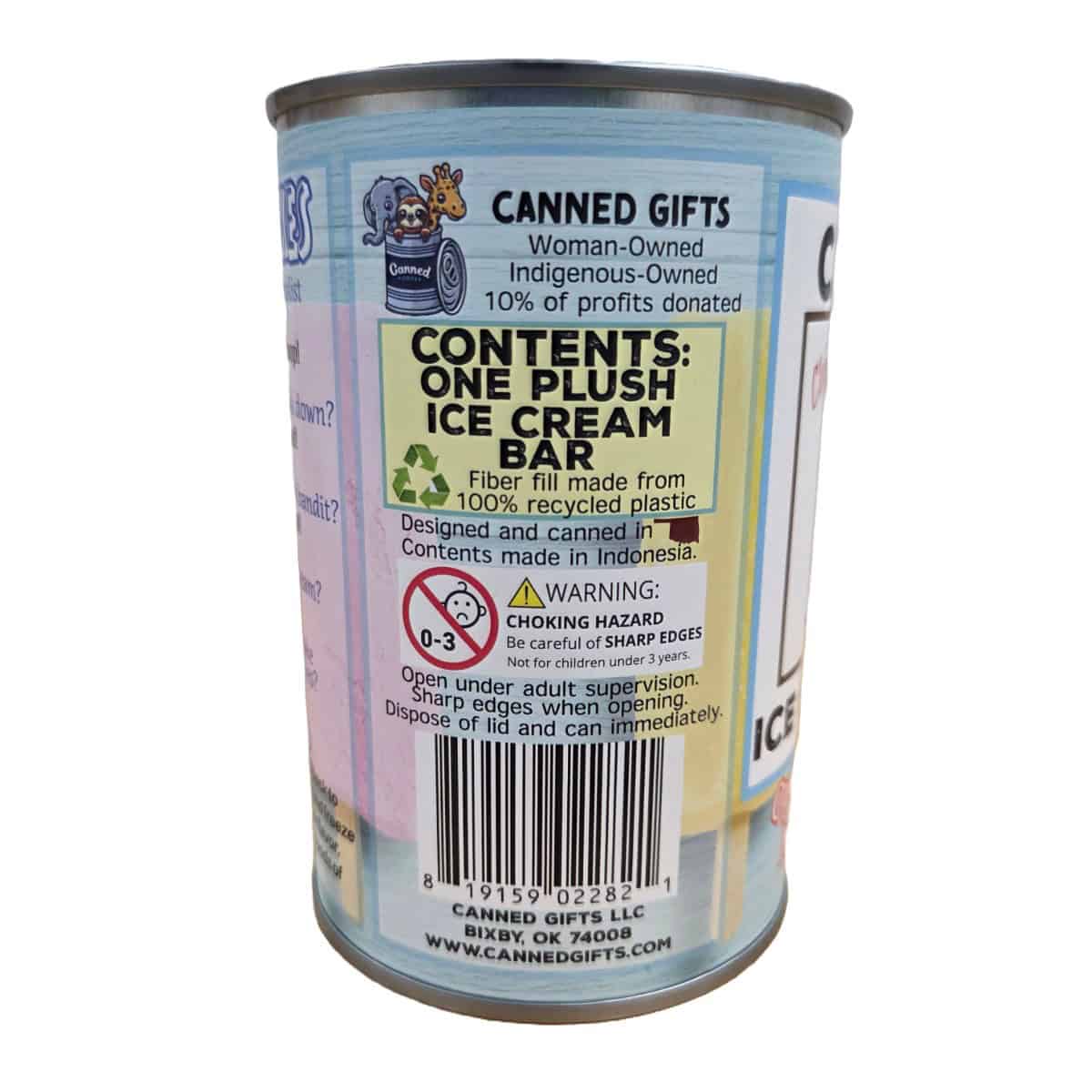 Canned Ice Cream Bar