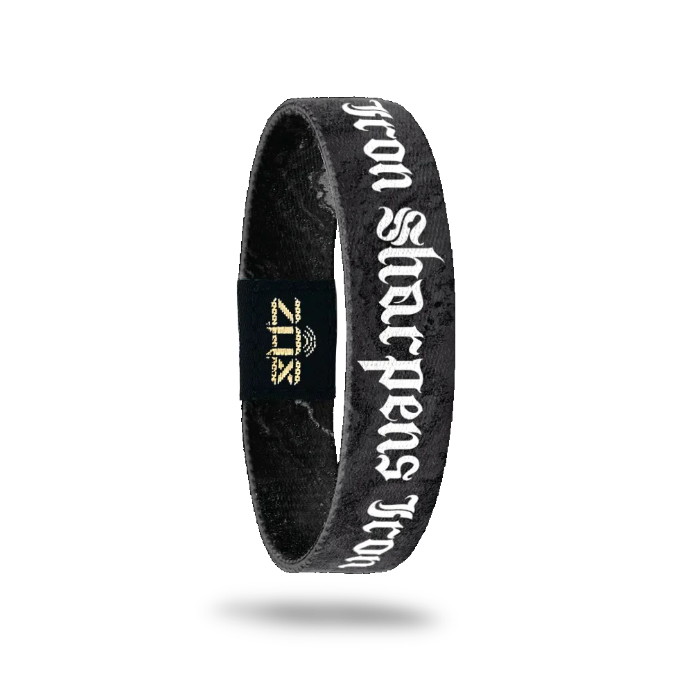 ZOX Iron Sharpens Iron Bible Verse Interactive Bracelet