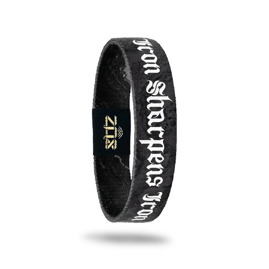 ZOX Iron Sharpens Iron Bible Verse Interactive Bracelet