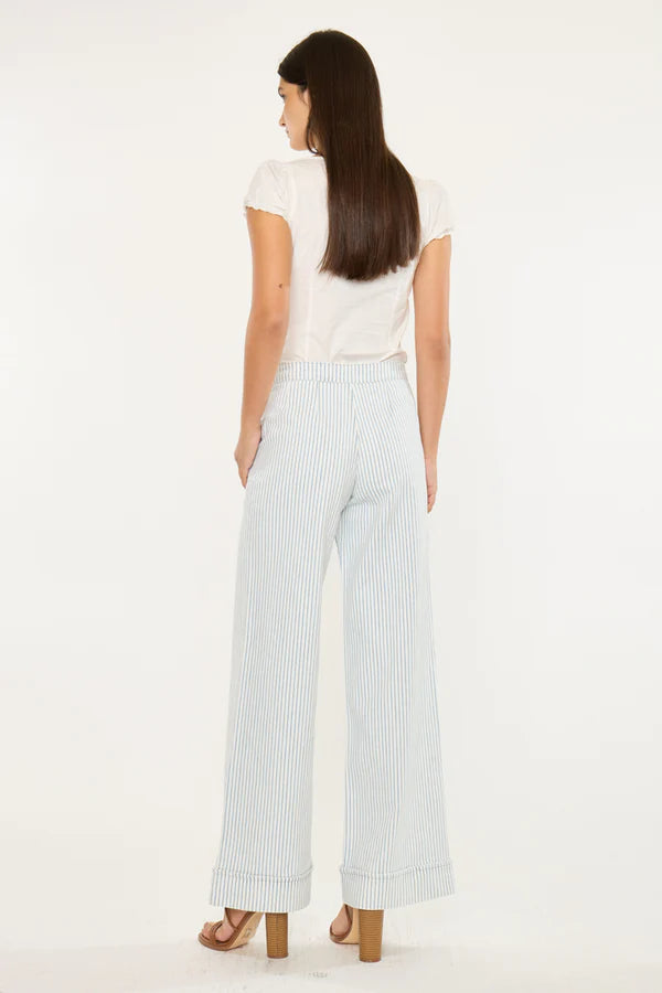 KanCan Elora High Rise Wide Leg Trousers