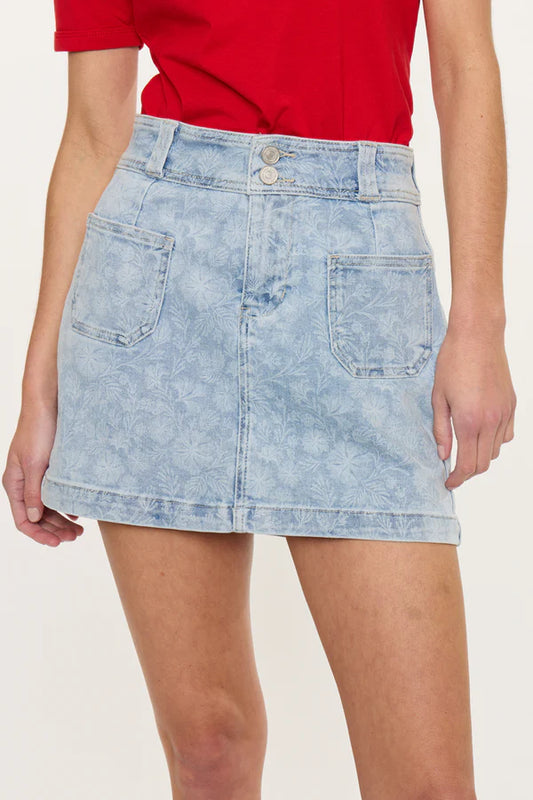 KanCan Aria Mid Rise Mini Skirt